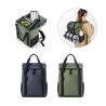 Mochila térmica almofadada em 600D rPET e ripstop Roma L