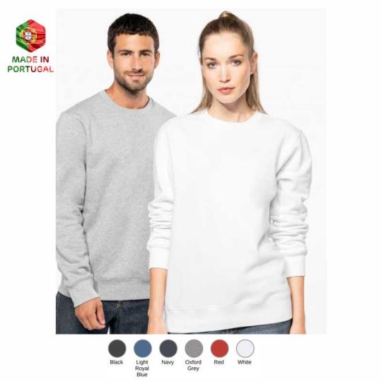 Sudadera cuello redondo...