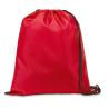 Sac à dos en 210D avec cordons en noir Carnaby