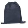 Saco tipo mochila em 210D com cordões em preto Carnaby