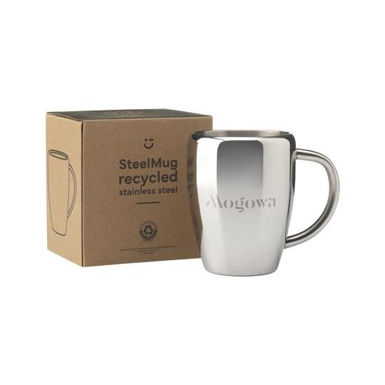 Taza en acero reciclado...