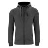Veste à capuche classique pour homme et femme à fermeture éclair complète