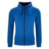 Veste à capuche classique pour homme et femme à fermeture éclair complète