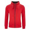 Veste à capuche classique pour homme et femme à fermeture éclair complète