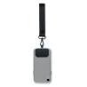 Cordão de Poliéster com Suporte para Telefone Celeste