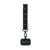 Cordón de poliéster con soporte para teléfono celeste
