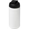 Bouteille de sport recyclée avec bouchon articulé de 500 ml Baseline