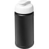 Bouteille de sport recyclée avec bouchon articulé de 500 ml Baseline
