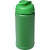 Bouteille de sport recyclée avec bouchon articulé de 500 ml Baseline