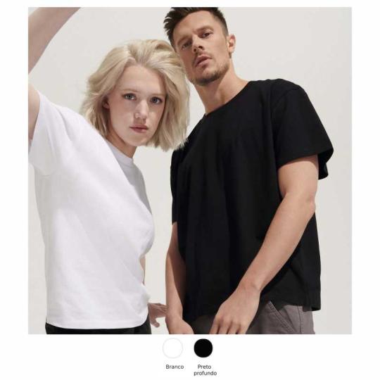 T-shirt unissexo oversize...