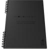 Bloco de notas com capa em couro PU EcoNotebook NA5 SCX design® (Produção)