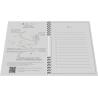Bloco de notas com capa em couro PU EcoNotebook NA5 SCX design® (Produção)