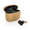 RCS recycled plastic and bamboo TWS headphones
