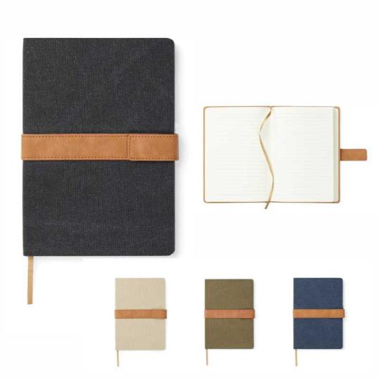 Carnet en toile recyclée...