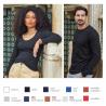 T-shirt de manga comprida para homem e mulher Bucharest