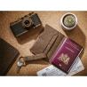 Porte-passeport en Cuir Recyclé