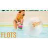Boule de plage XXL blanc translucide Flots