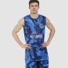 T-shirt de basquetebol de qualidade superior com gola redonda (Produção)