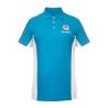 Polo en coton sur mesure avec panneaux de couleurs contrastantes (Production)