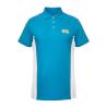 Polo en coton sur mesure avec panneaux de couleurs contrastantes (Production)
