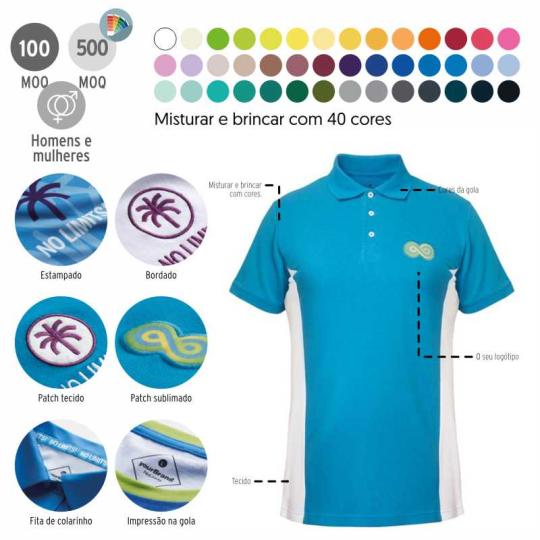 Polo en coton sur mesure...
