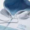 Sweatshirt bicolore avec fermeture éclair sur mesure (Production)