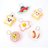 Porte-clés en polyester avec rembourrage taille 8x8cm (Production)
