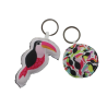Porte-clés en polyester rpet avec rembourrage taille 8x8cm (Production)