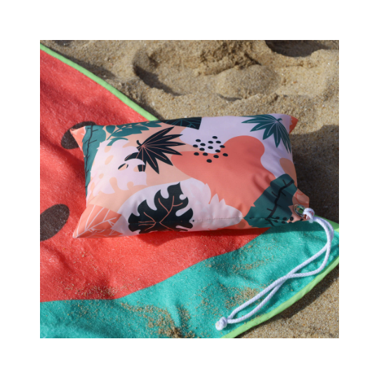 Almohada de playa en tejido...
