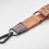 Support pour téléphone portable croisé en ruban tissé et patch en PU (Production)
