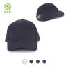 Gorra con 6 paneles en algodón orgánico K-up®