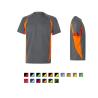 T-shirt technique bicolore