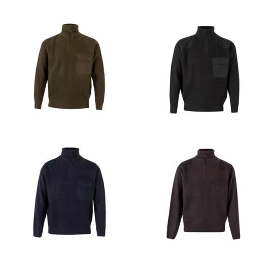 Thick knit turtleneck sweater
