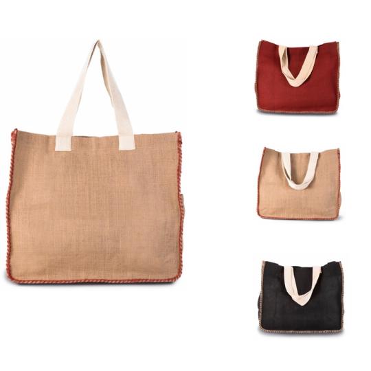 Jute Bag with Contrast...