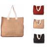 Sac en jute avec couture contrastée Kimood®