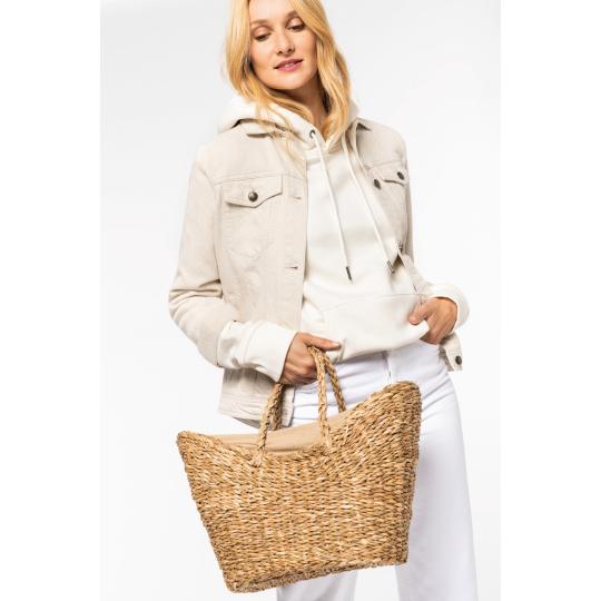 Panier Demi-Lune en Jonc de...
