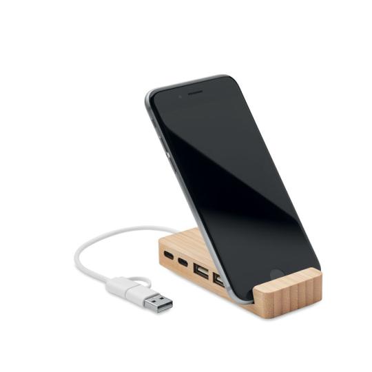Hub USB-C/A de 4 Portas...