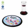 Terran round coaster base made of 100% recycled plastic (Production)