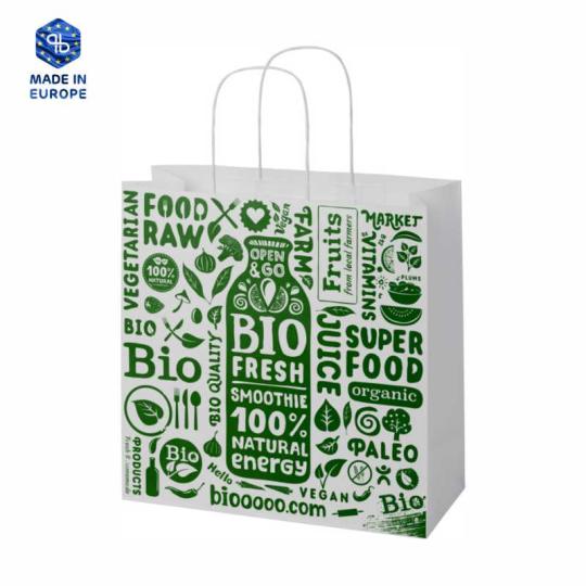 Sac en papier Kraft avec...