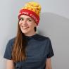 Gorro jacquard com punho (Produção)