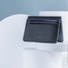 Recycled Leather Card Holder Charger Iné