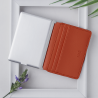 Recycled Leather Card Holder Charger Iné