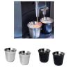 Ensemble de Tasses à Café Expresso en Acier Inoxydable avec certification RCS de 80 ml Duo