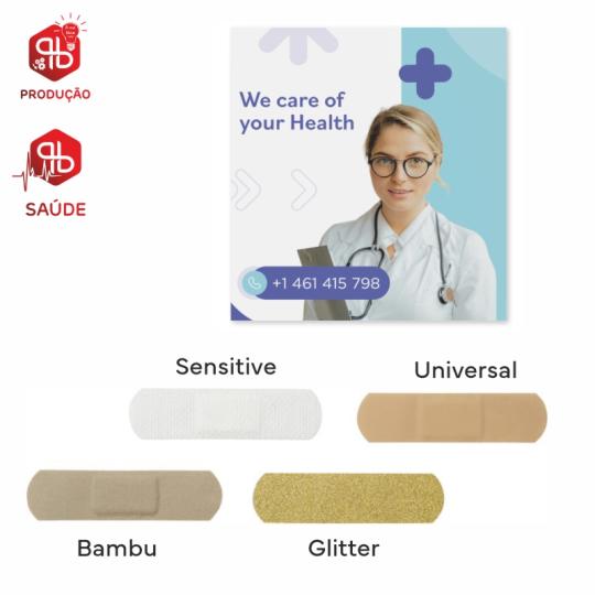 10 plasters in a colour...