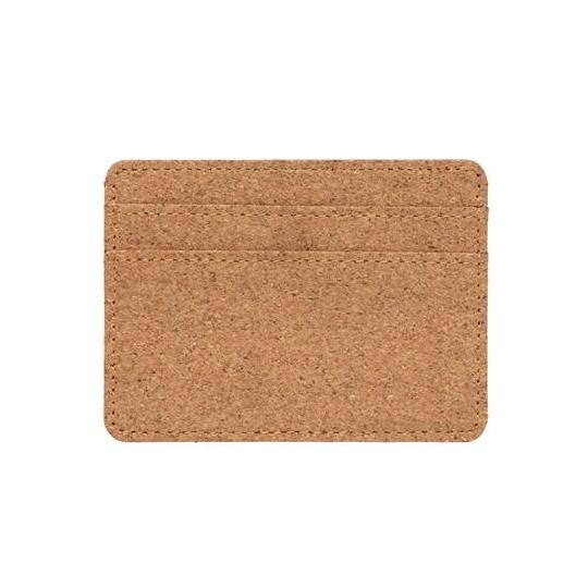Secure thin RFID cork wallet