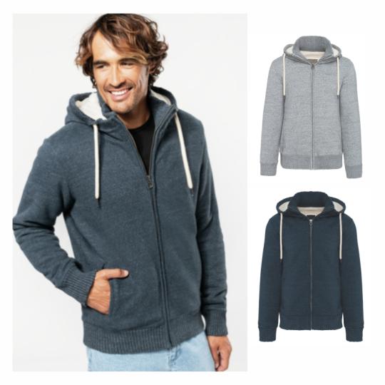 Vintage jacket with sherpa...
