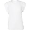 Camiseta fluida manga enrollada Bella + Canvas®