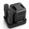 Ensemble de karaoké en plastique recyclé Singvibe RCS avec double microphone