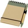 Caderno de Bloco de Notas A7 em Papel Reciclado e com Caneta Zuse