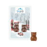 Promotional card with two chocolate teddy bears (Production)